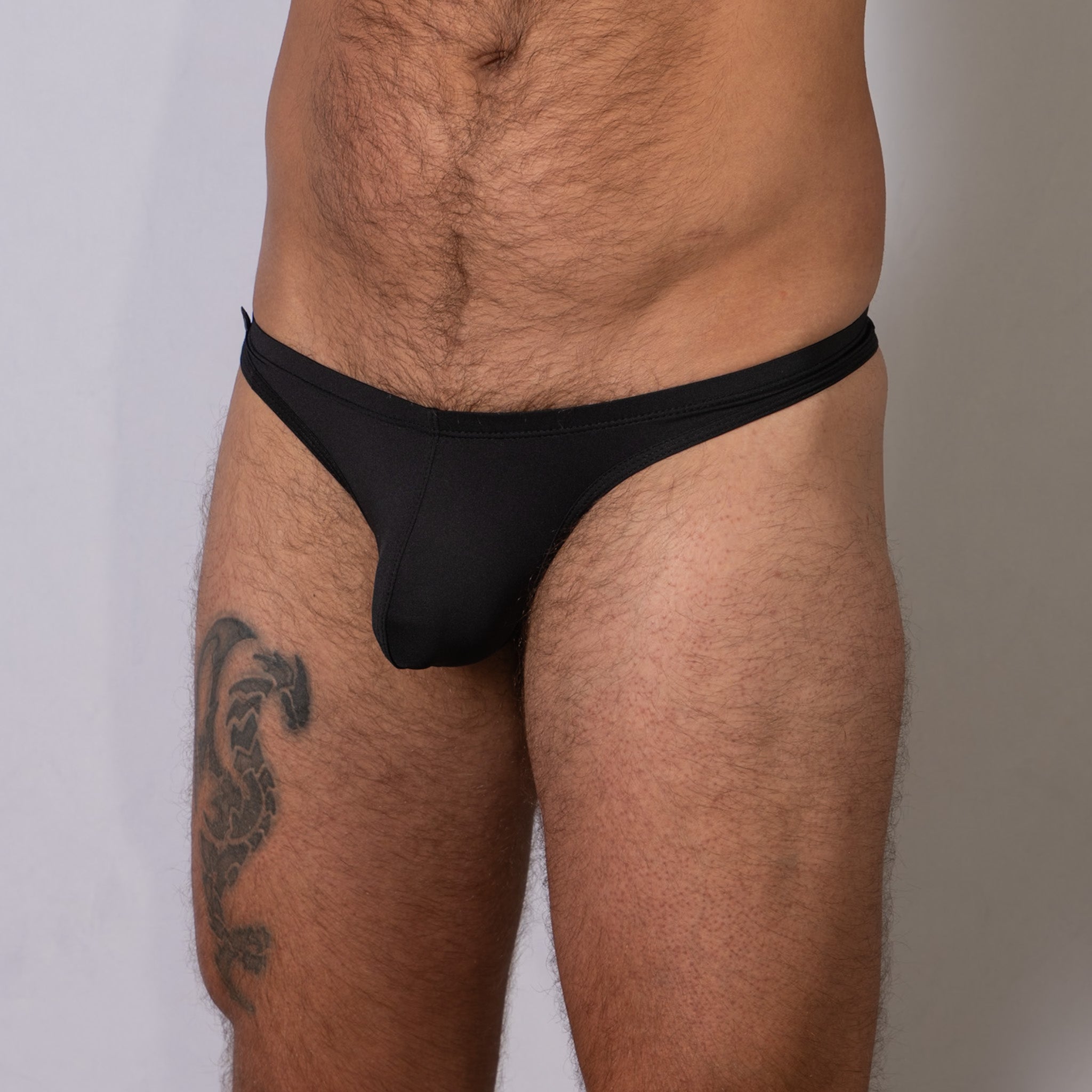 Neutrals Thong with Lift Black