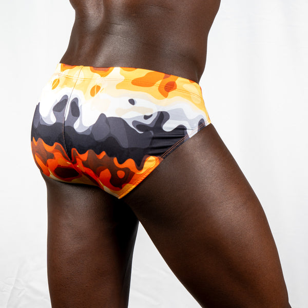 Fun Bear Camo Swim Brief