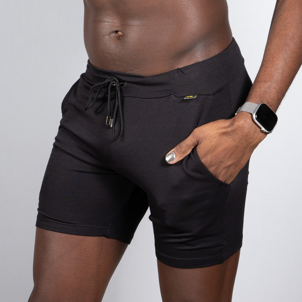 5" Yoga Shorts Black