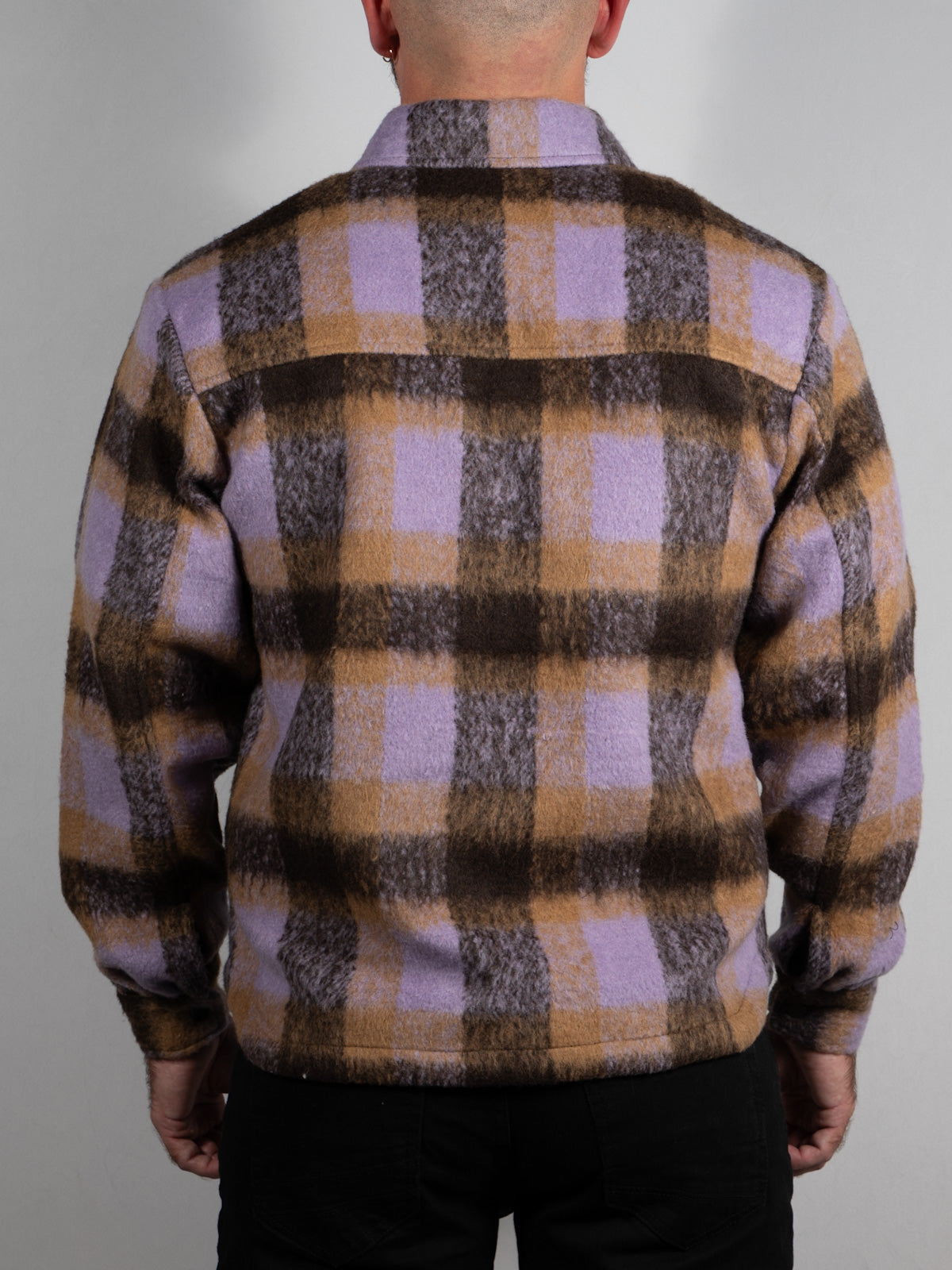 Snap Plaid Overshirt