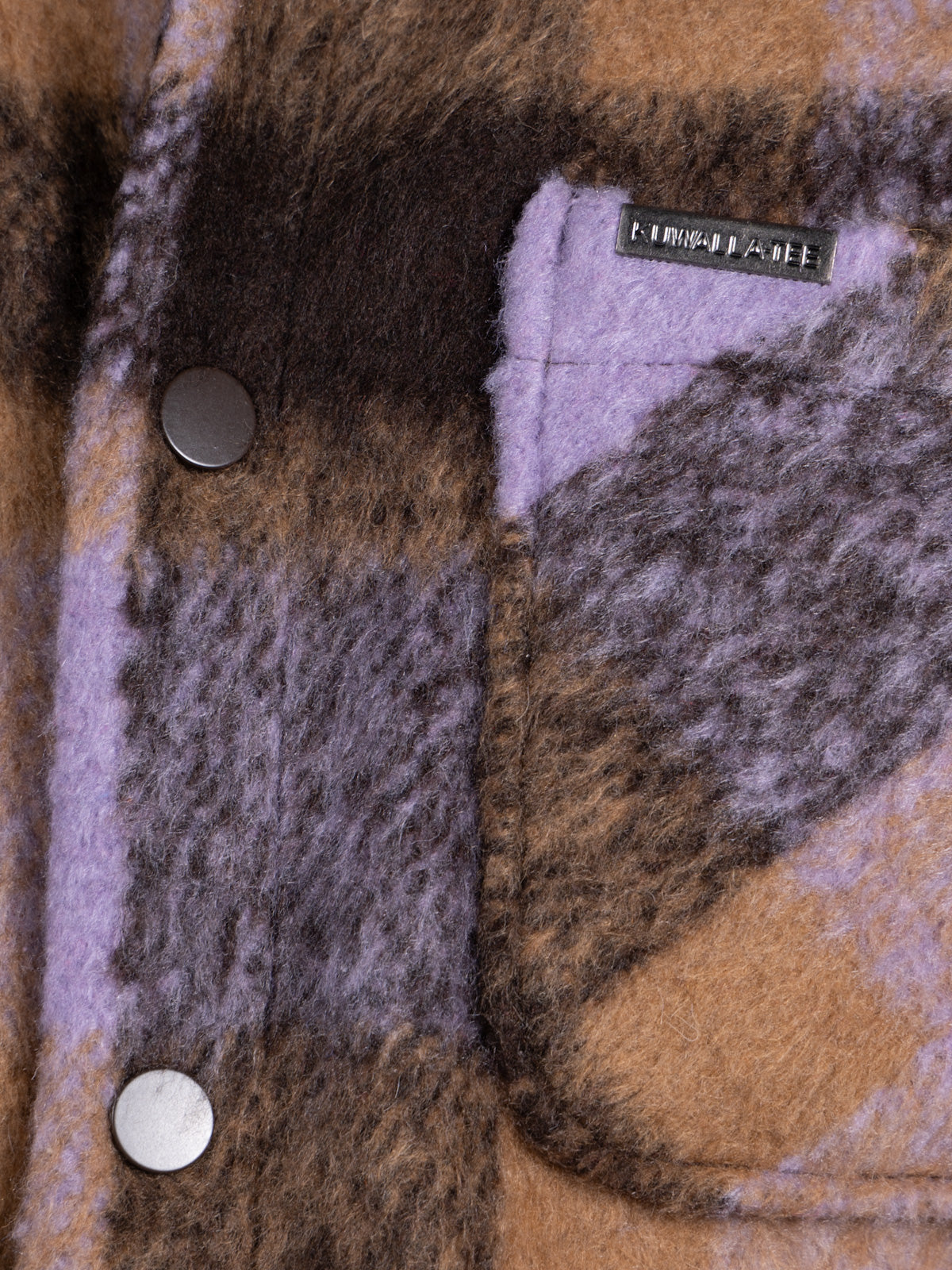 Snap Plaid Overshirt