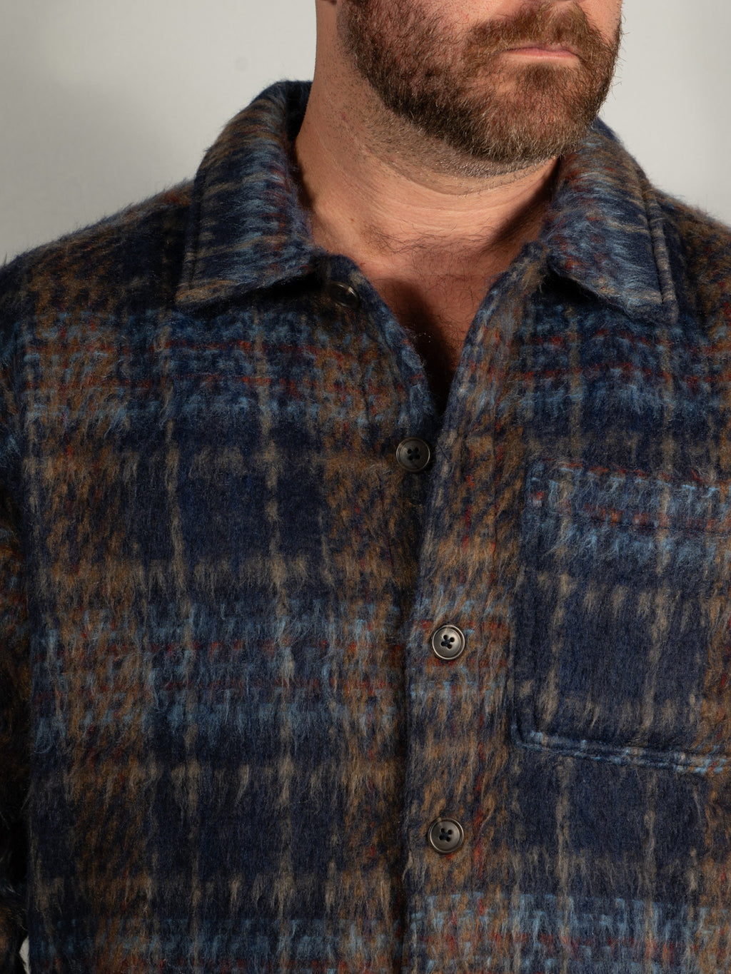 Faux Mohair Shirt