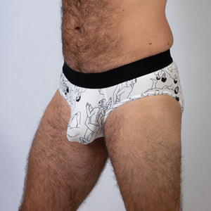 Kama Sutra 2.0 Brief White