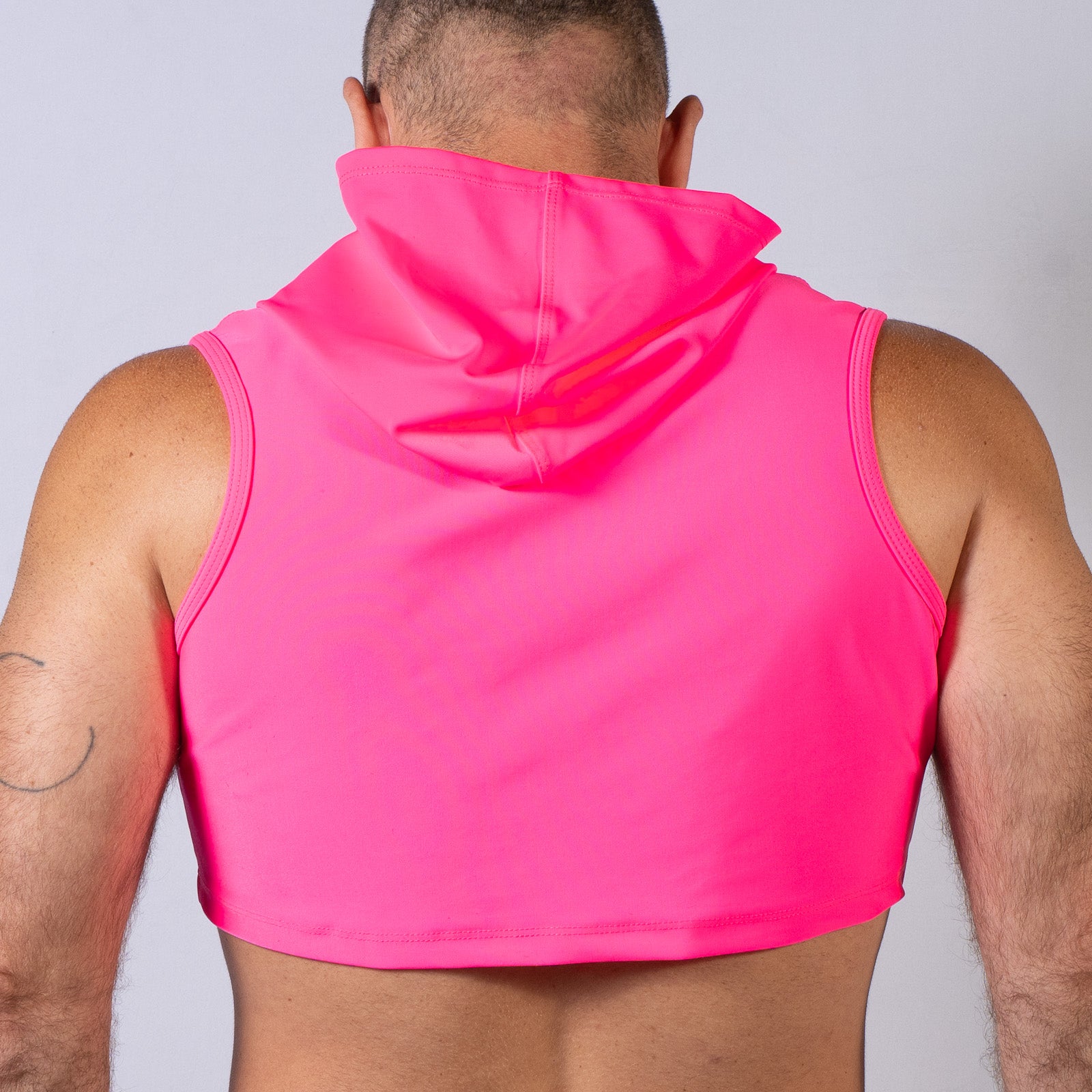Neon Cropped Hoodie