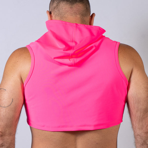 Neon Cropped Hoodie