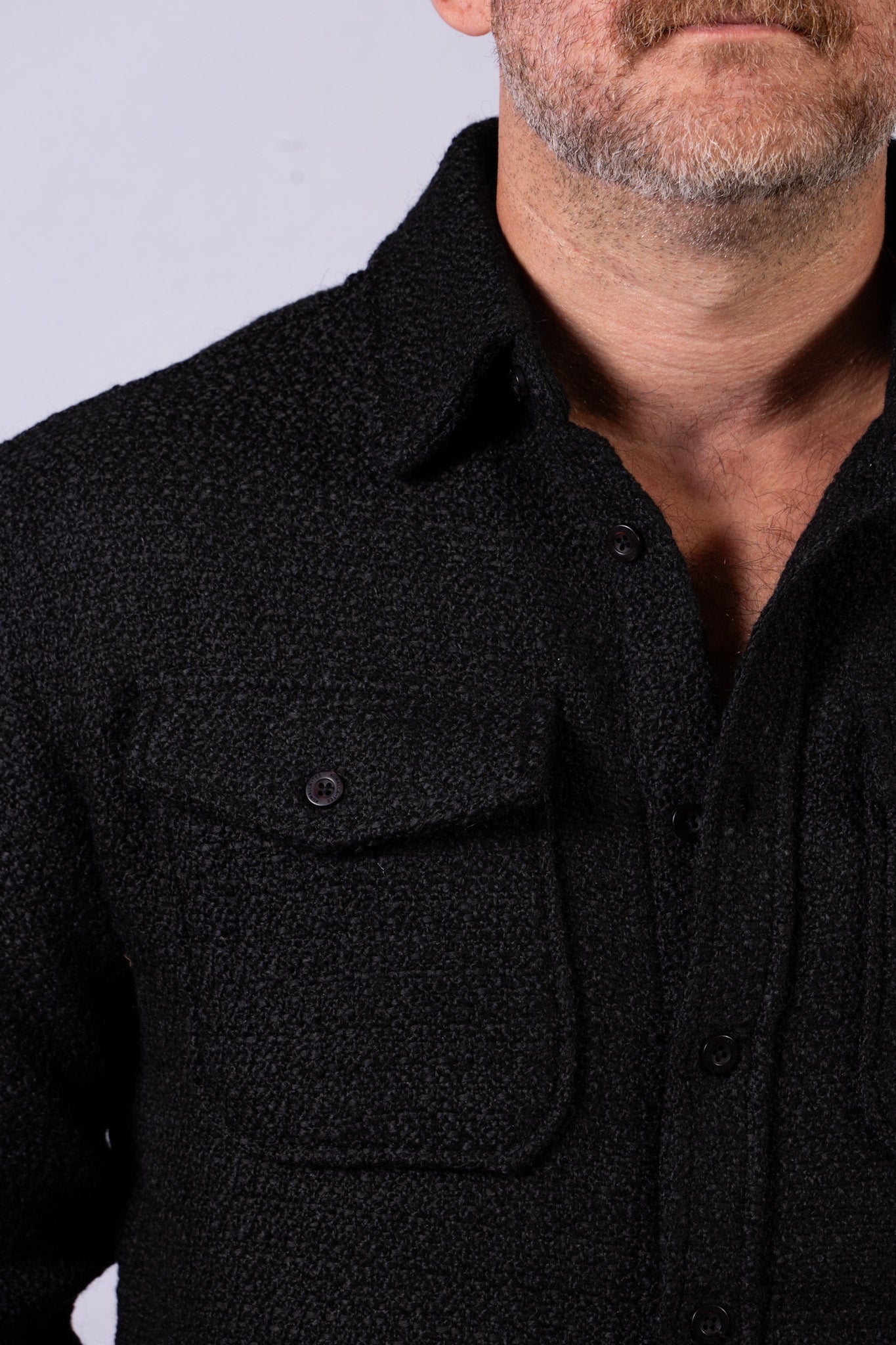 Heirloom Shacket Black