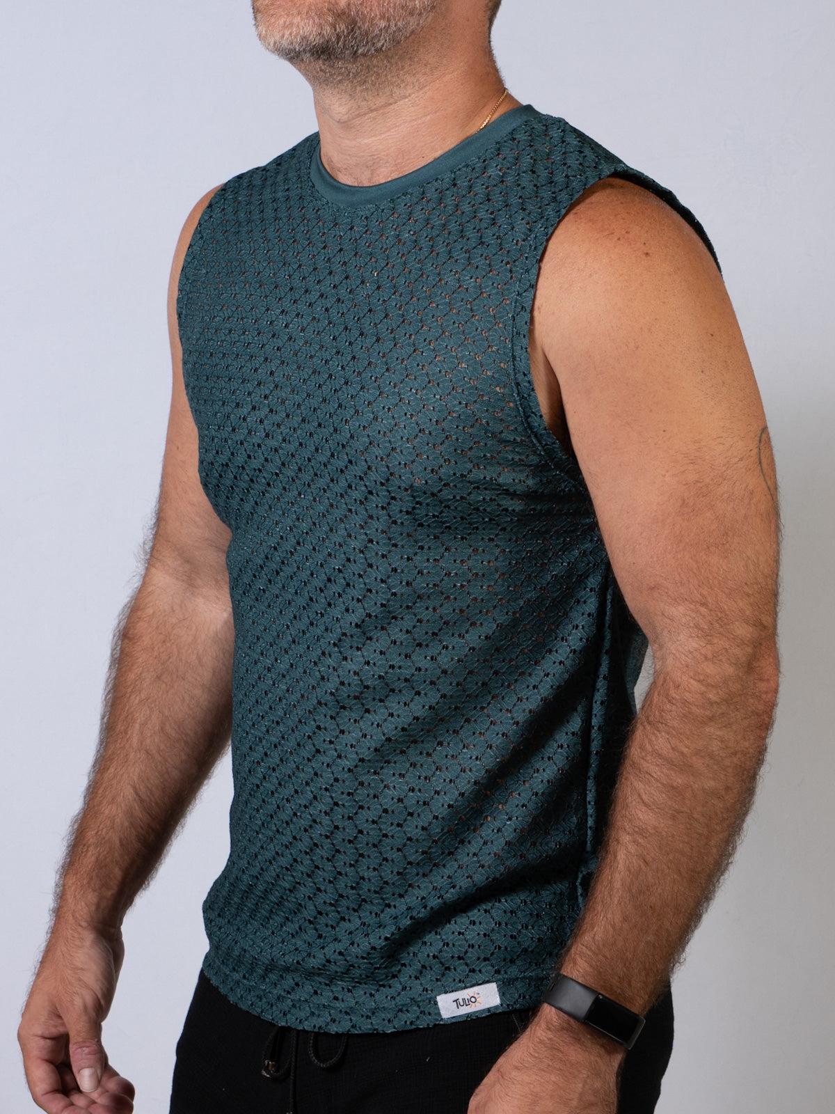 Crochet Mesh Muscle Tank