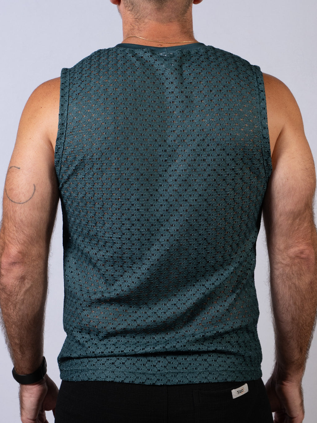 Crochet Mesh Muscle Tank