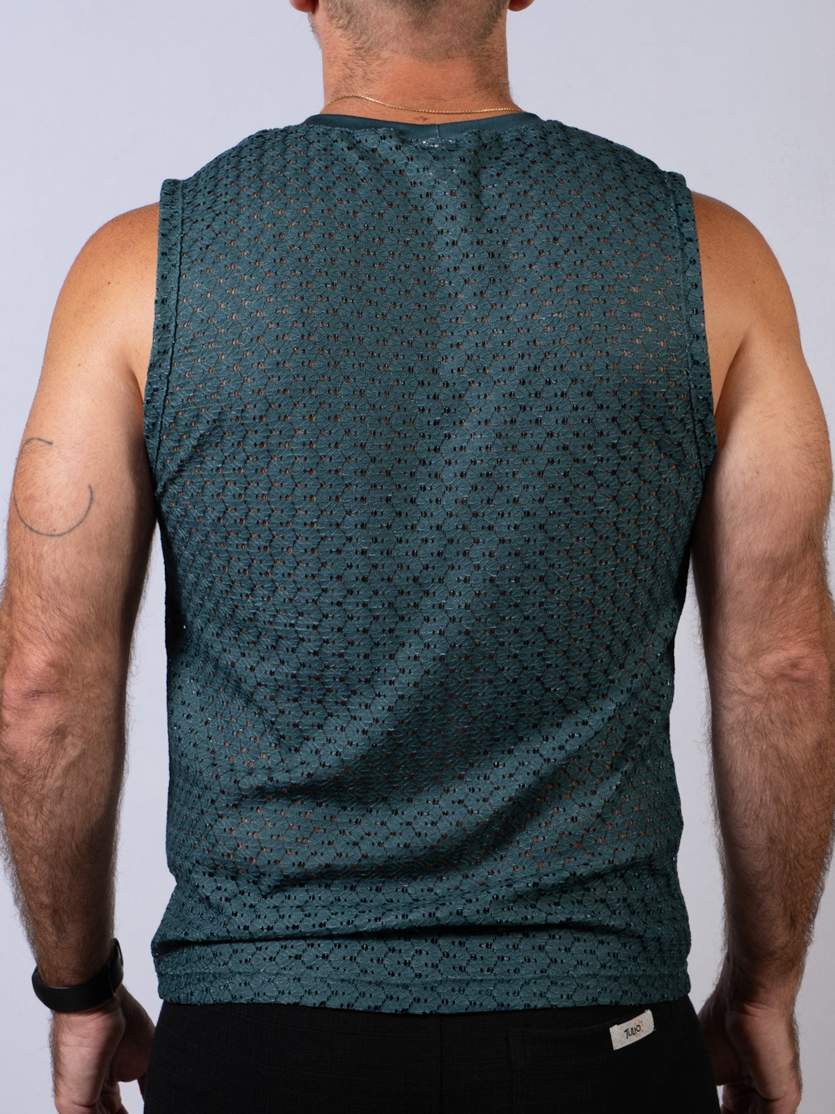 Crochet Mesh Muscle Tank