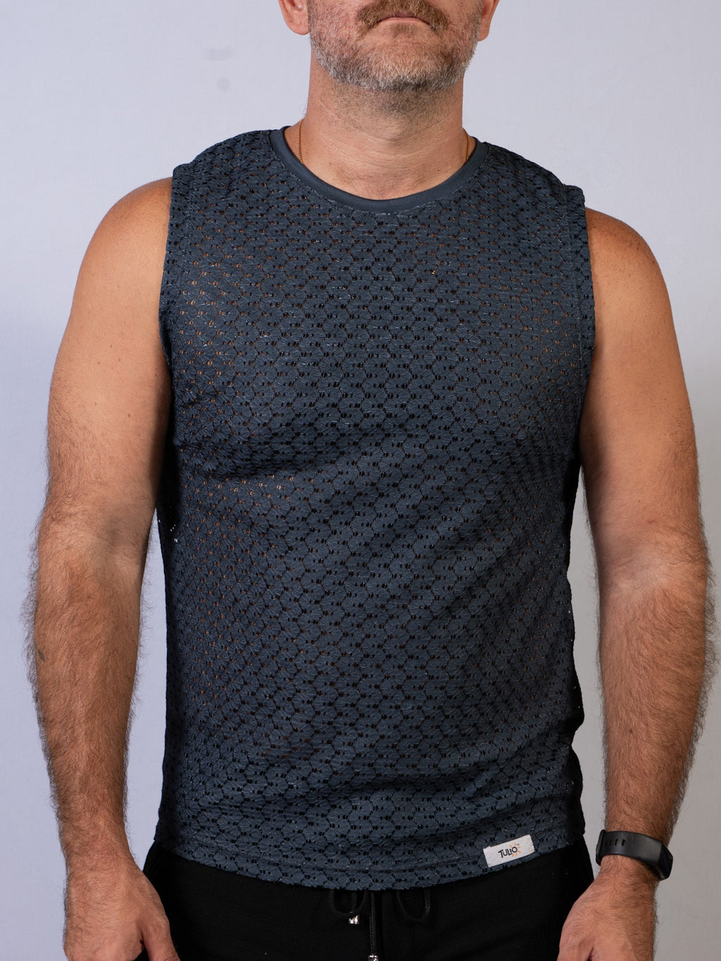 Crochet Mesh Muscle Tank