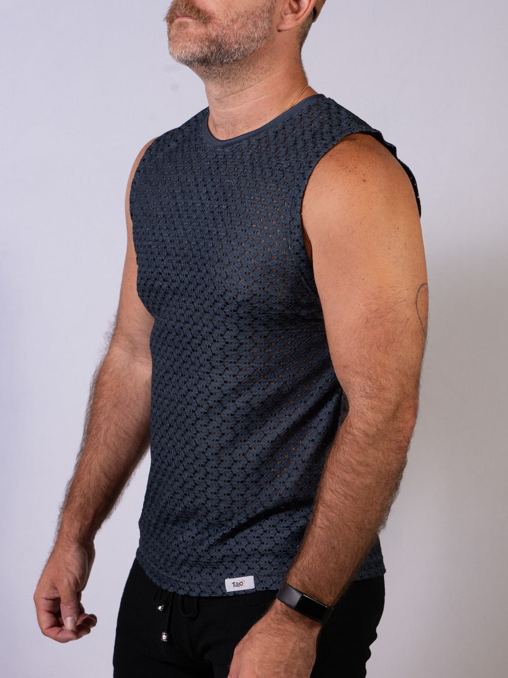 Crochet Mesh Muscle Tank