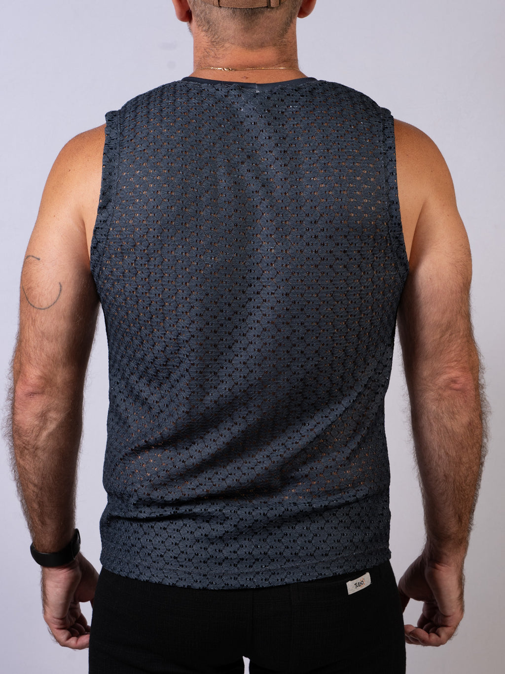 Crochet Mesh Muscle Tank