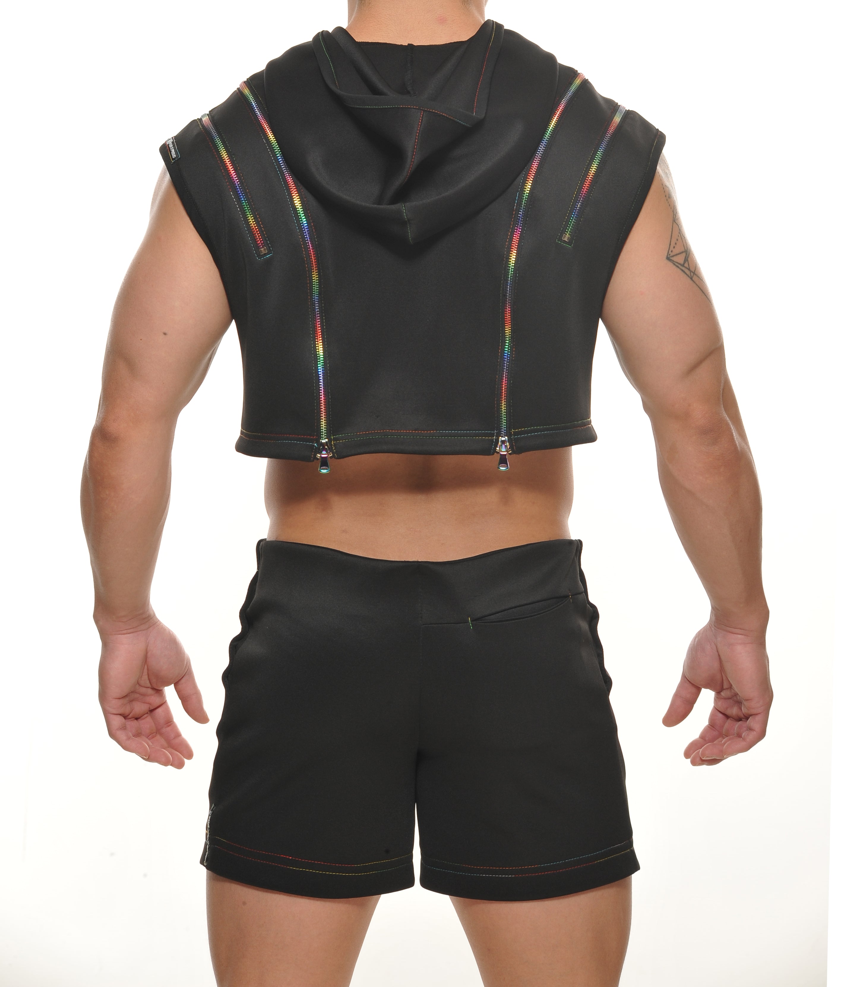 PAX Zipper Crop Hoodie