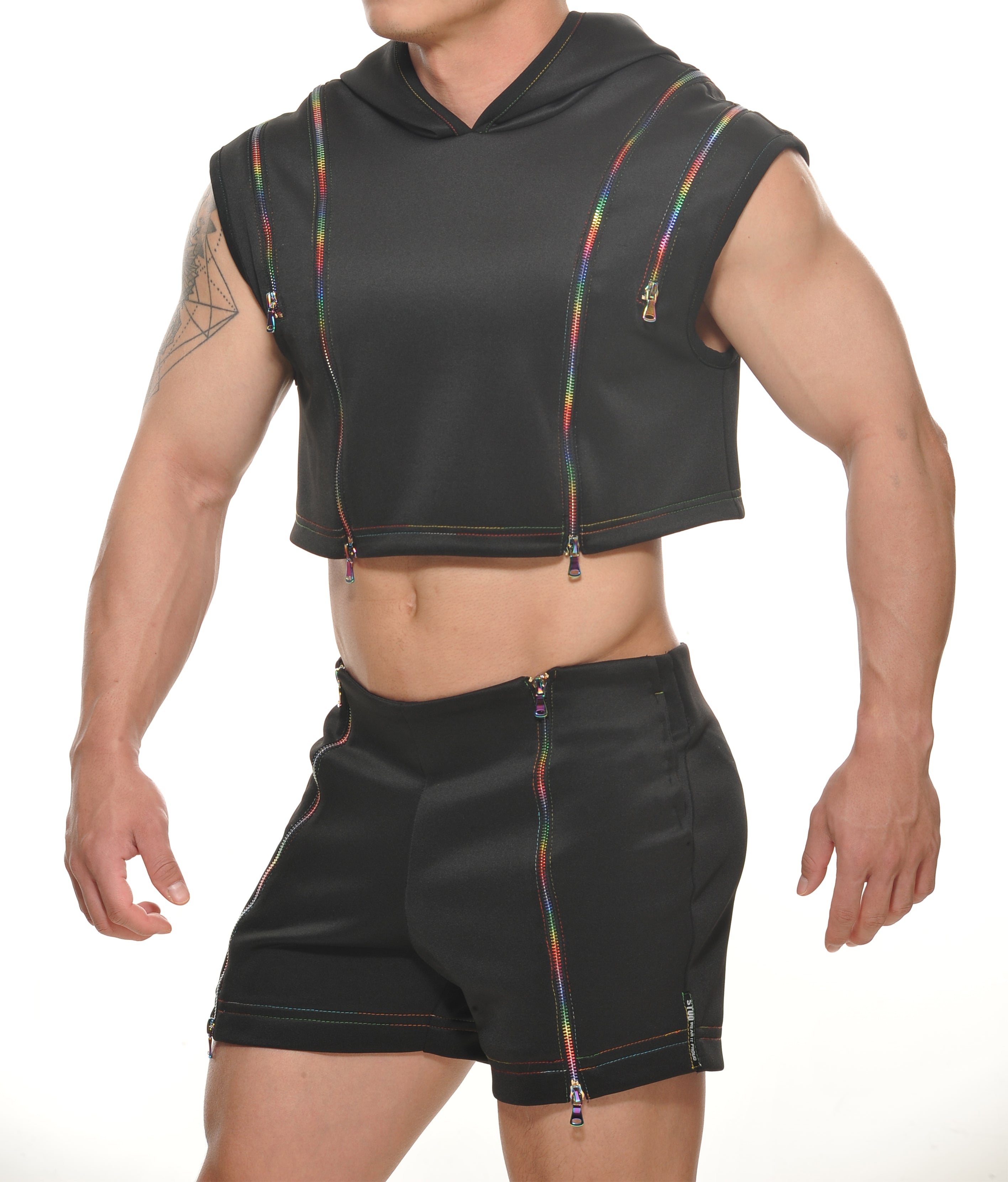 PAX Zipper Crop Hoodie