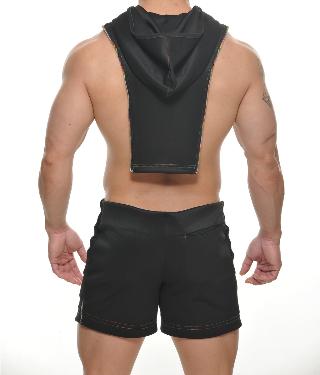 PAX Zipper Crop Hoodie