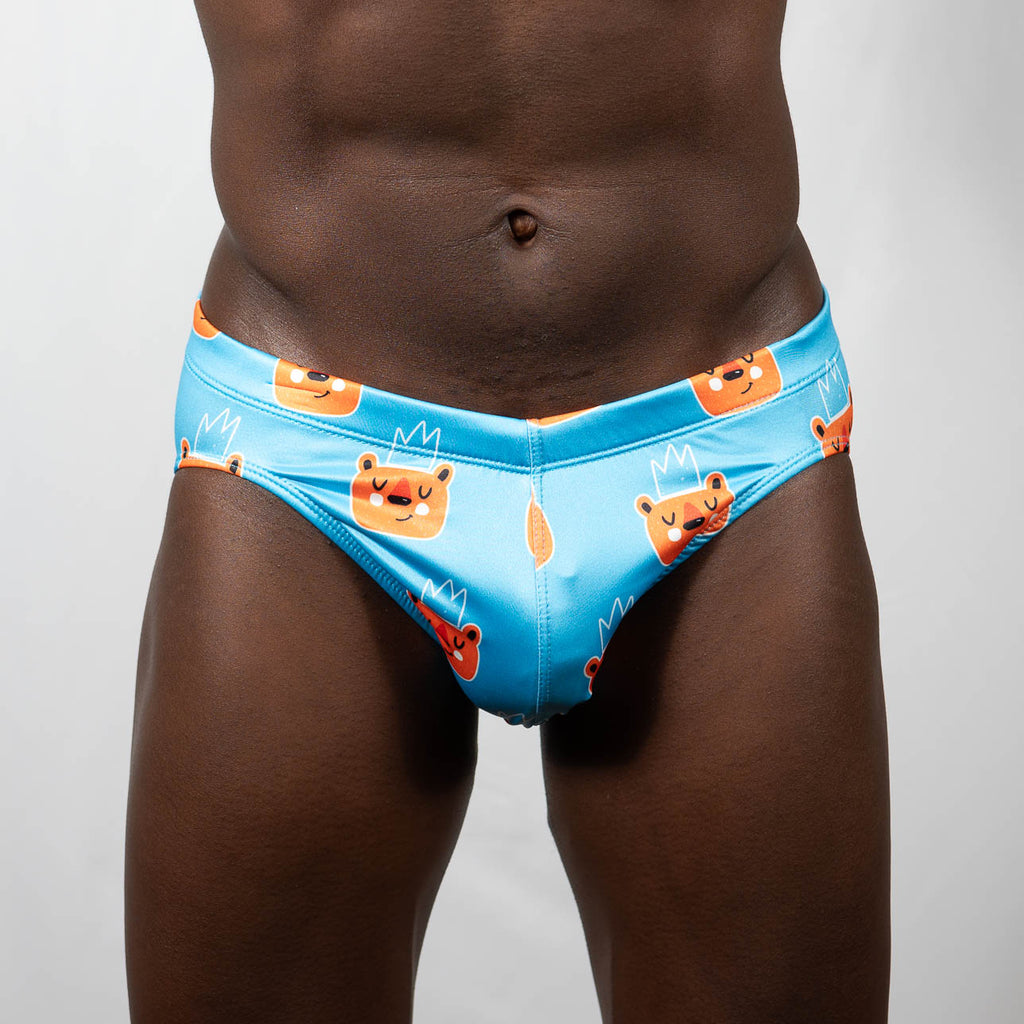 King Bear Swim Brief Blue