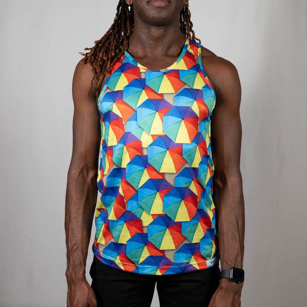 PRIDE Umbrella Tank Top Rainbow