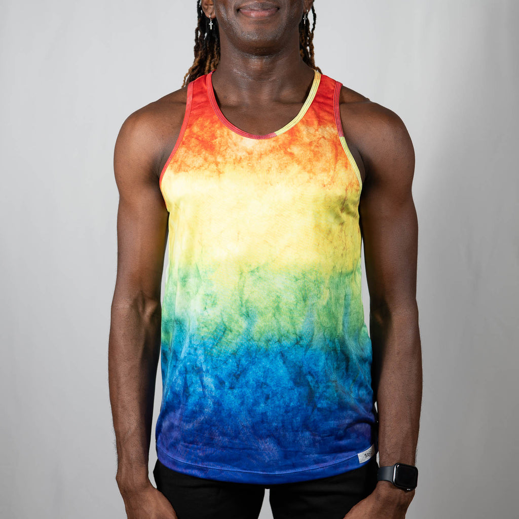 PRIDE Tie Dye Tank Top Rainbow