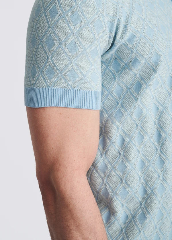 Cotton 3-Button Knit Polo