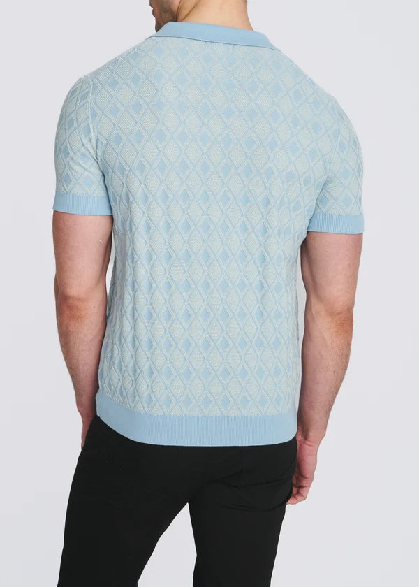 Cotton 3-Button Knit Polo