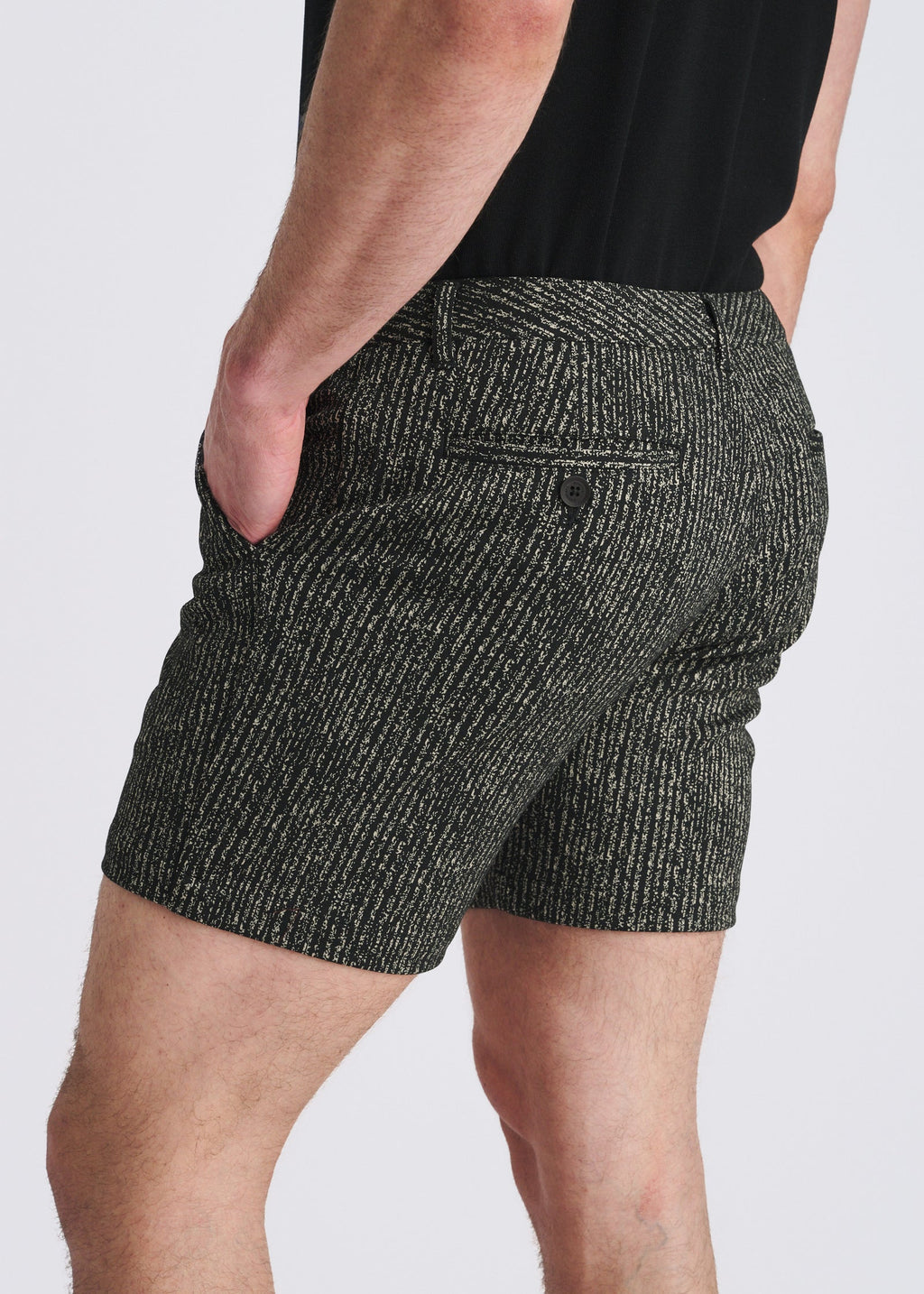 6" Herringbone Jacquard Knit Chino Shorts