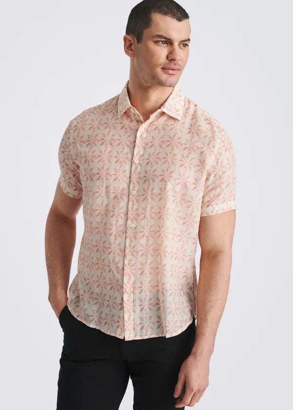 Lightweight Cotton/Silk Short Sleeve Shirt