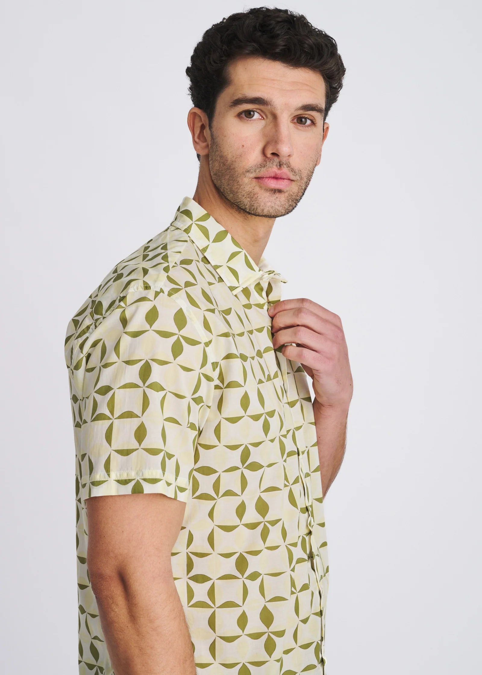 Lightweight Cotton/Tencel Short Sleeve Shirt