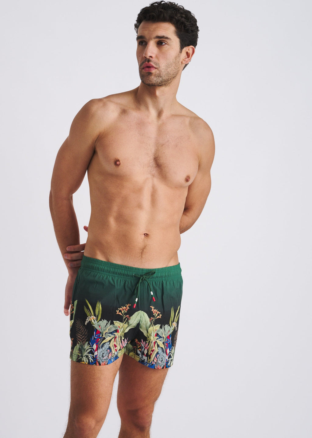 EMERALD FAUNA 2.5" inseam Printed Swim Shorts