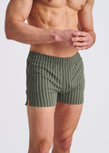 Vintage Stripe Seersucker Swim Shorts