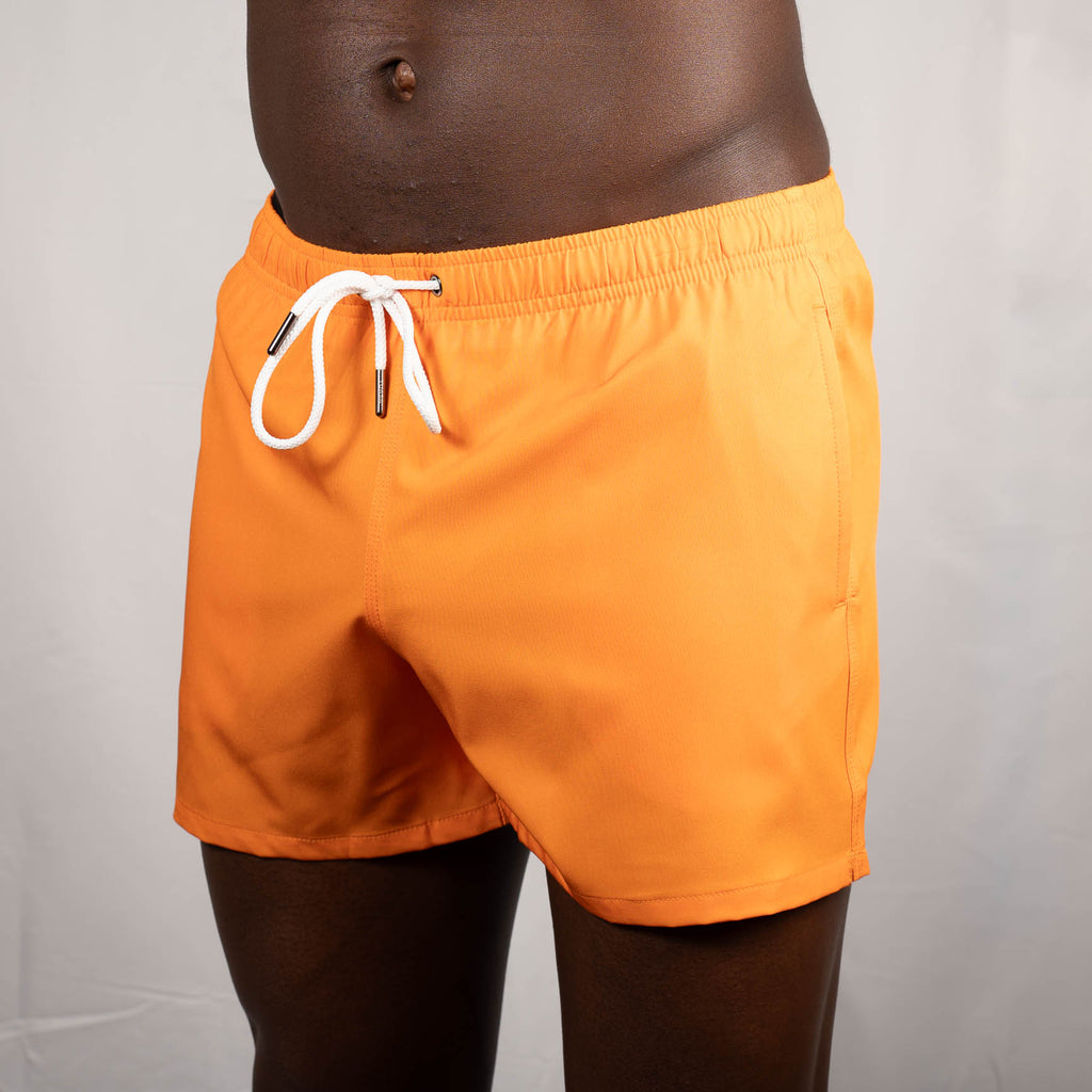 Yuasa Solid Swim Short Zinnia