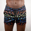 Rainbow Lightning Shorts Black