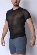 Phantom Mesh T-Shirt Black