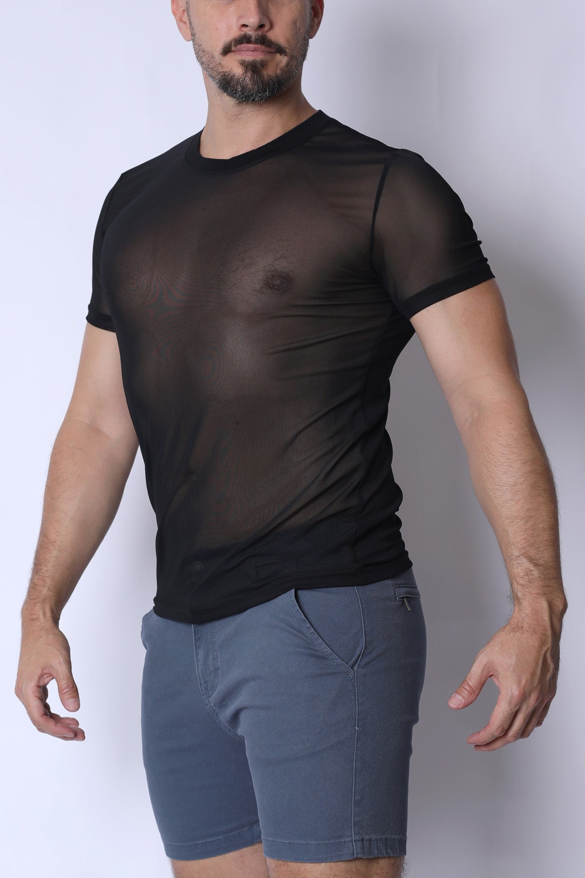 Phantom Mesh T-Shirt Black