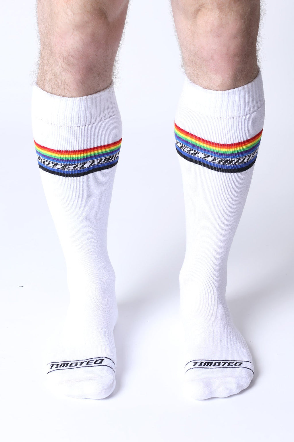 Pride 25 Knee High Sock White OS