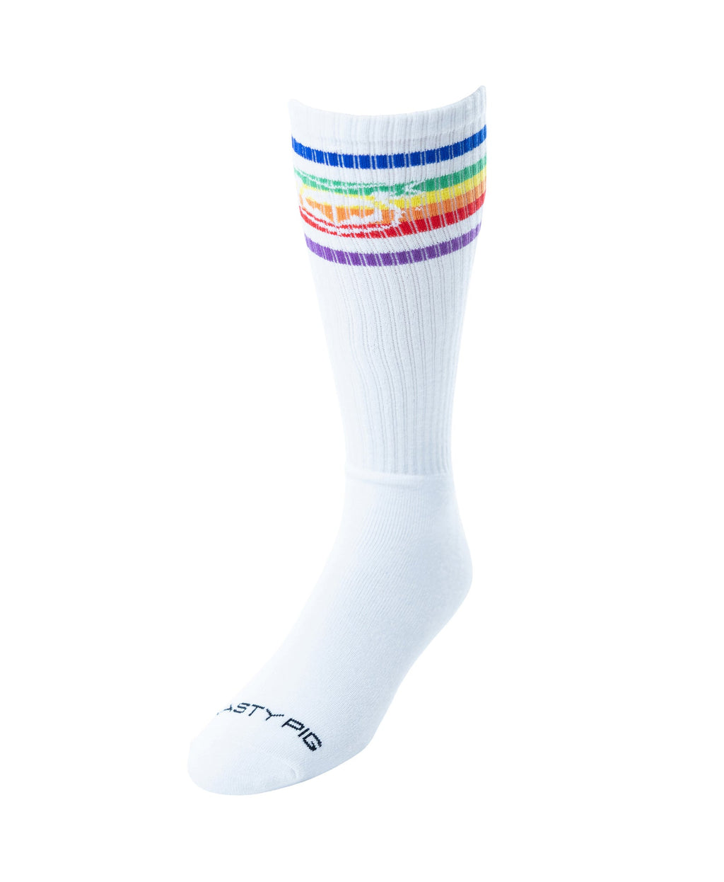NP Pride Sock White OS