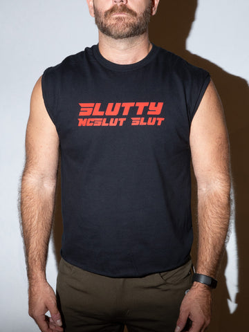 Slutty Mc Slut Slut Muscle Tee