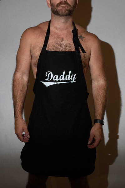 Daddy Apron Black O S