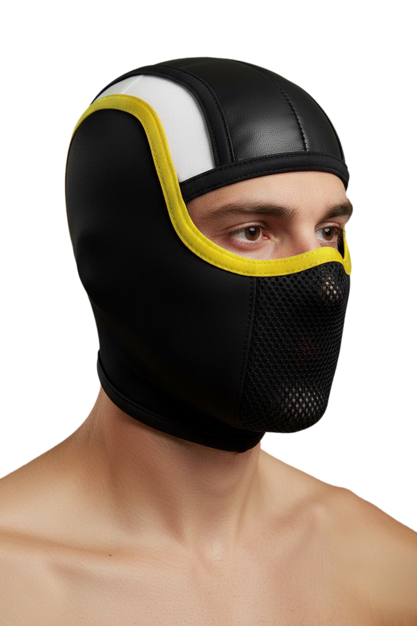REBEL GRID MASK Yellow