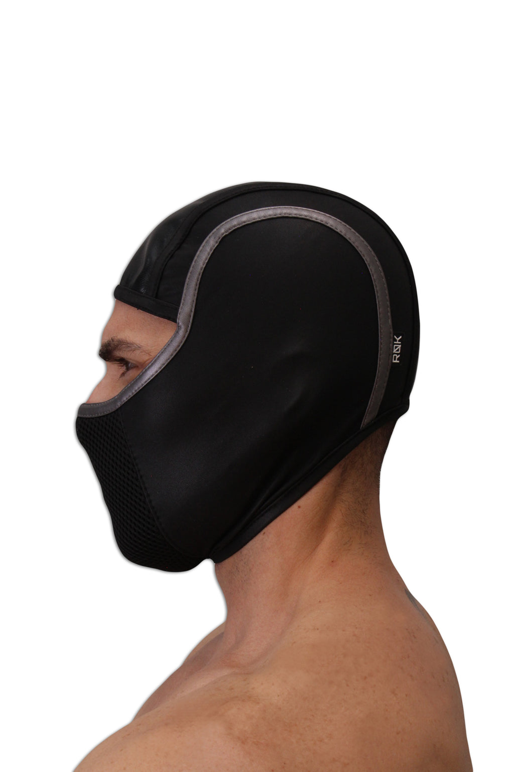 REBEL STRIPE MASK Grey