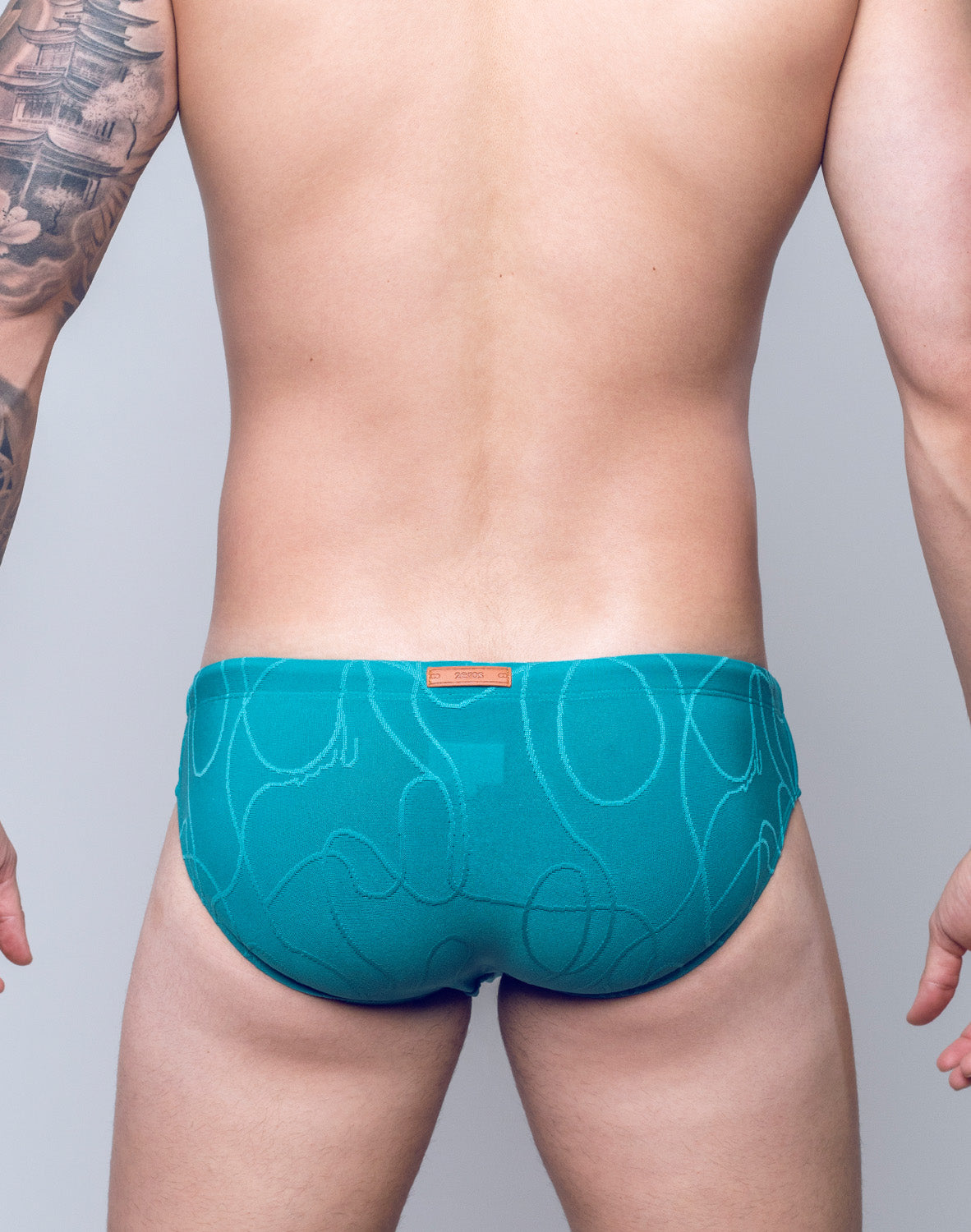 V10 Swim Brief - Ripple Texture