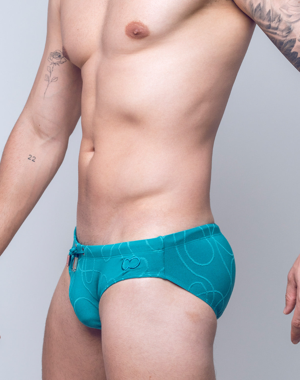 V10 Swim Brief - Ripple Texture