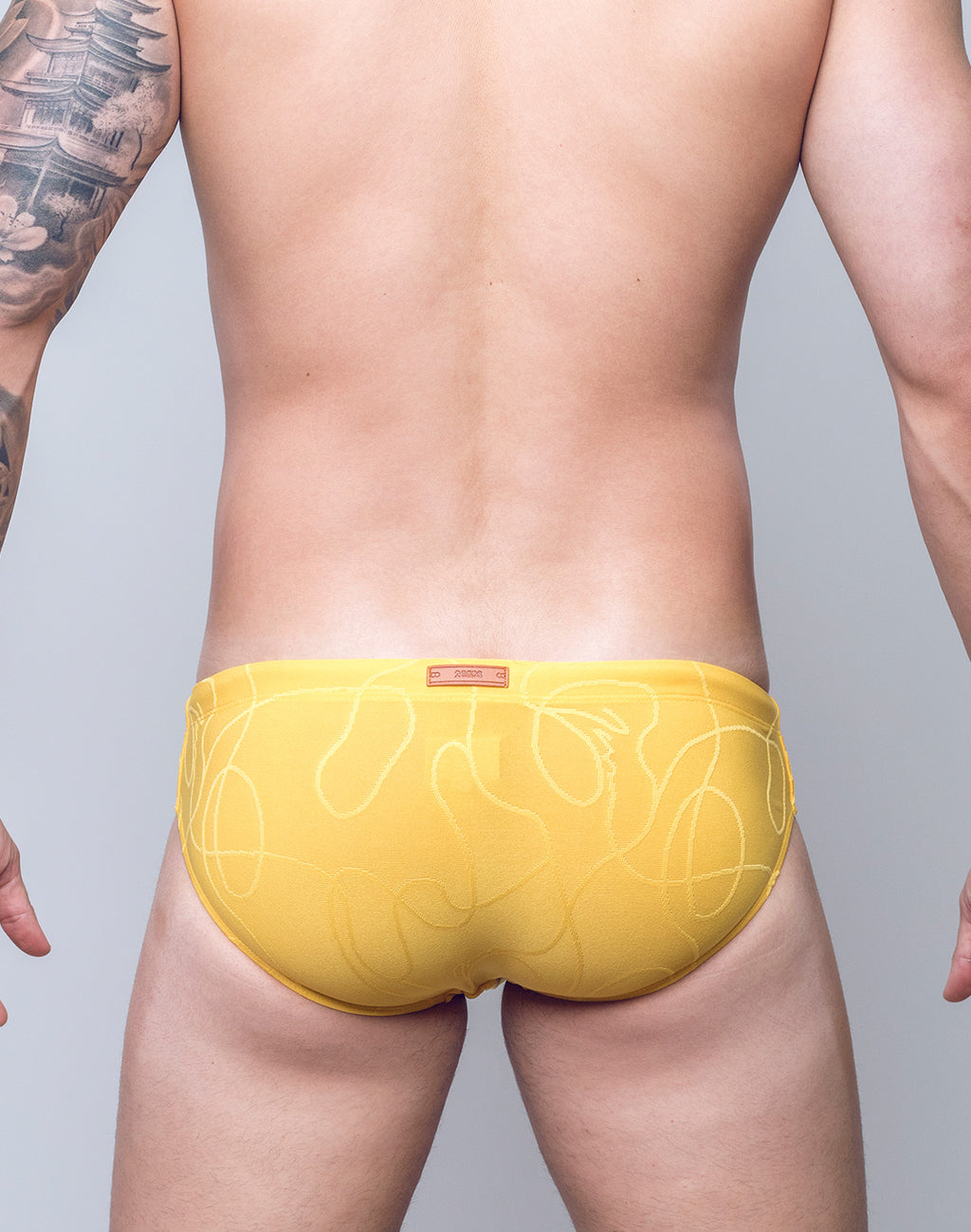 V10 Swim Brief - Ripple Texture