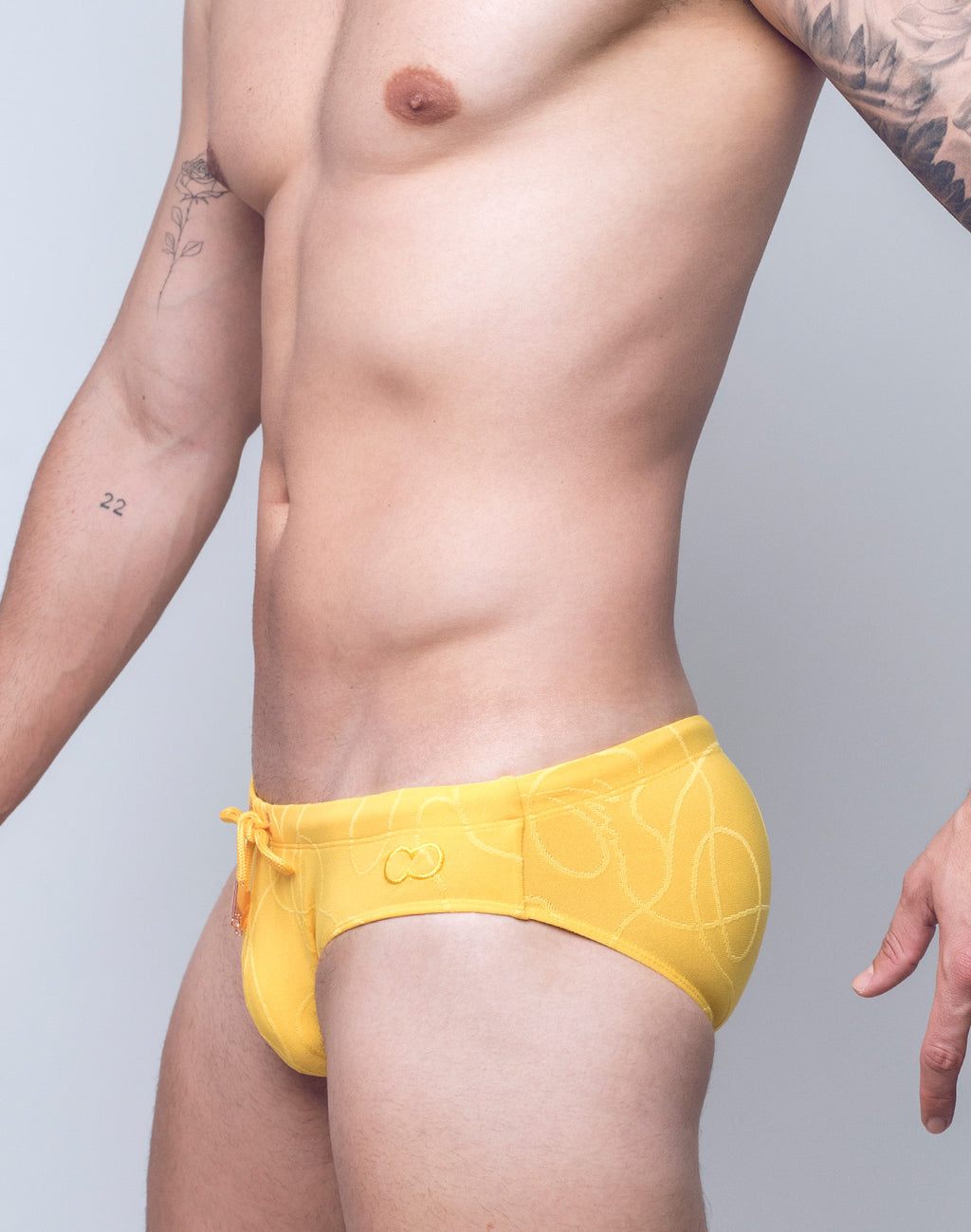 V10 Swim Brief - Ripple Texture