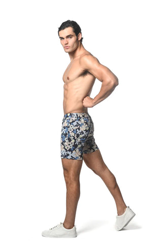 5" KNIT Fleur Printed Stretch Shorts