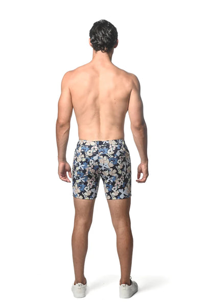 5" KNIT Fleur Printed Stretch Shorts