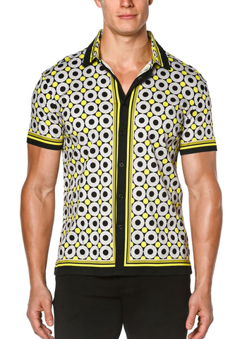 PREMIUM KNIT JERSEY SHIRT - DOT MATRIX