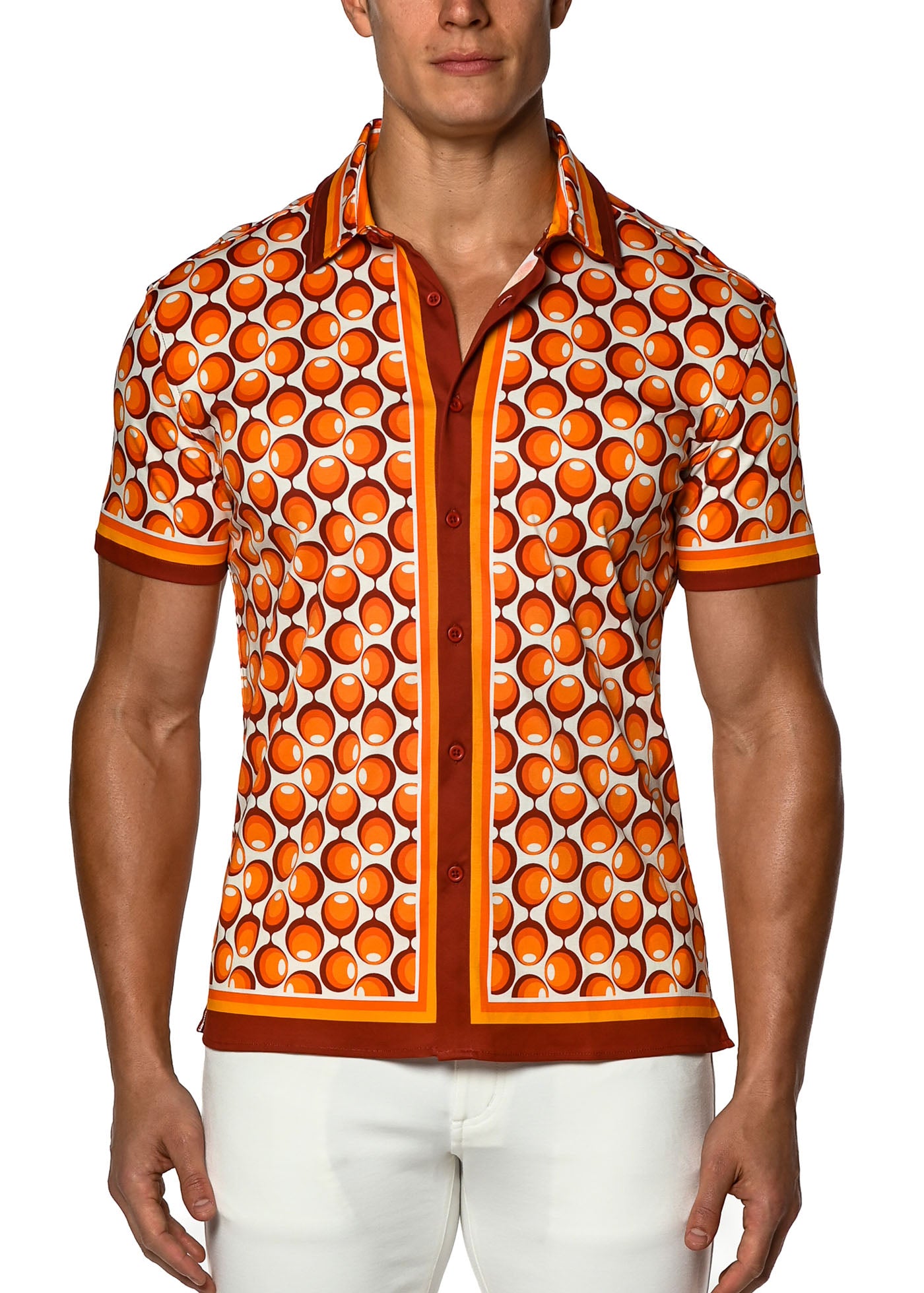 PREMIUM KNIT JERSEY SHIRT - BUTTERSCOTCH BEADS