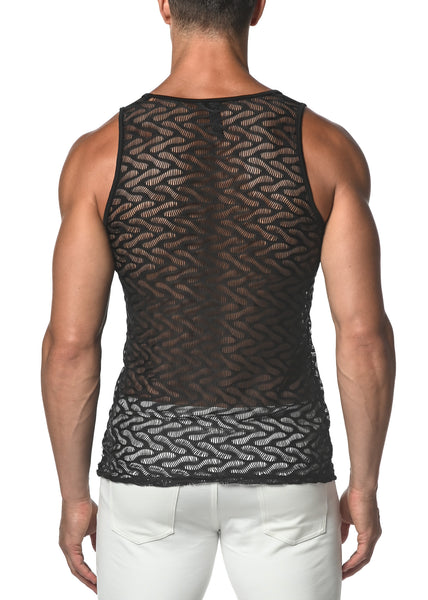 Squiggly Stretch Tank Top