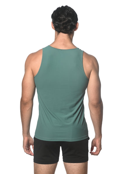 Textured Mesh Stretch Performance Tank