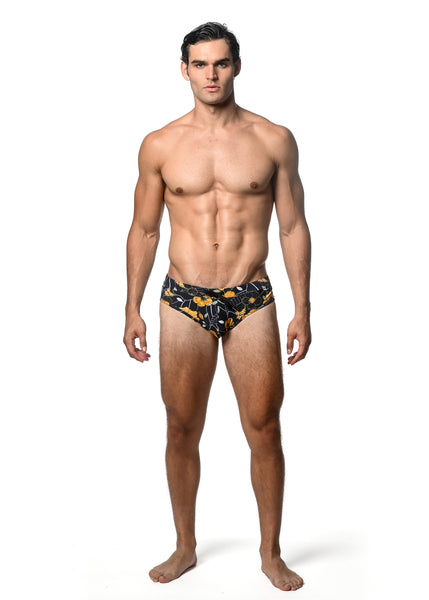 FREESTYLE SWIM BRIEF - Midnight Floral